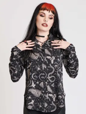 Bewitched Long Sleeve Button Up