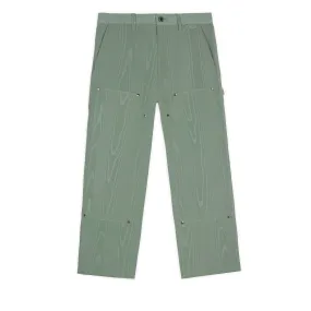 Brain Dead - Men's Moire Double Knee Pant - (Seafoam)