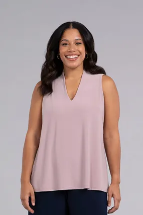 Deep V Trapeze Tank | Dusty Rose