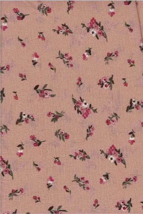 DITSY FLORAL PRINTED ON POLYESTER SPANDEX CRINKLED KNIT GAUZE NFF181207-034