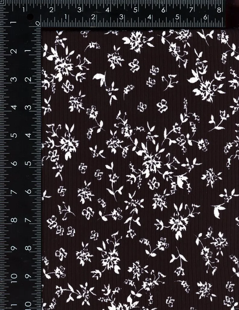 DITSY FLORAL PRINTED ON SOFT POLYESTER SPANDEX 4X2 RIB NFF190906-026