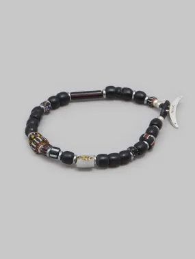 Mikia Trade Beads Bracelet Black Chevron